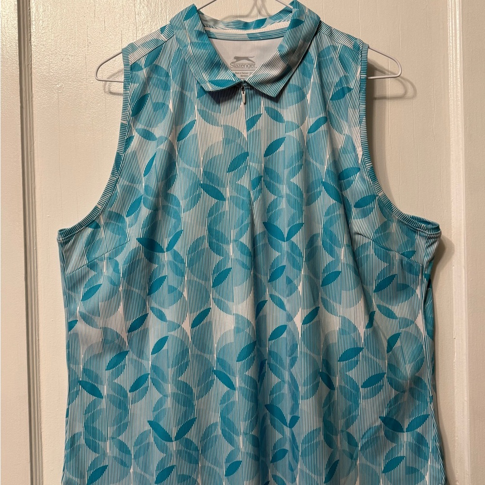 Women’s Slazenger Patterned Sleeveless Golf Shirt